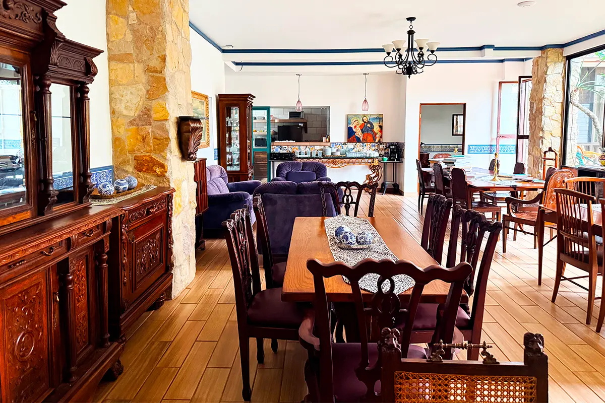 Interior detail of Gran Casa Universitaria